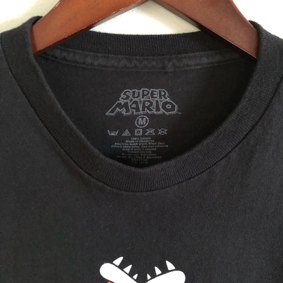 Super Mario Bros character tee black medium - Picture 2 of 3